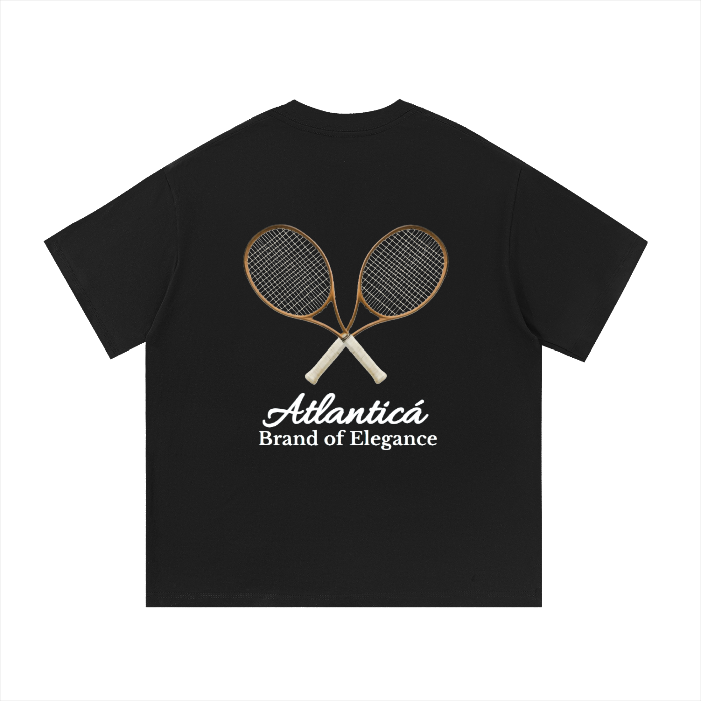 Black Tennis T-Shirt